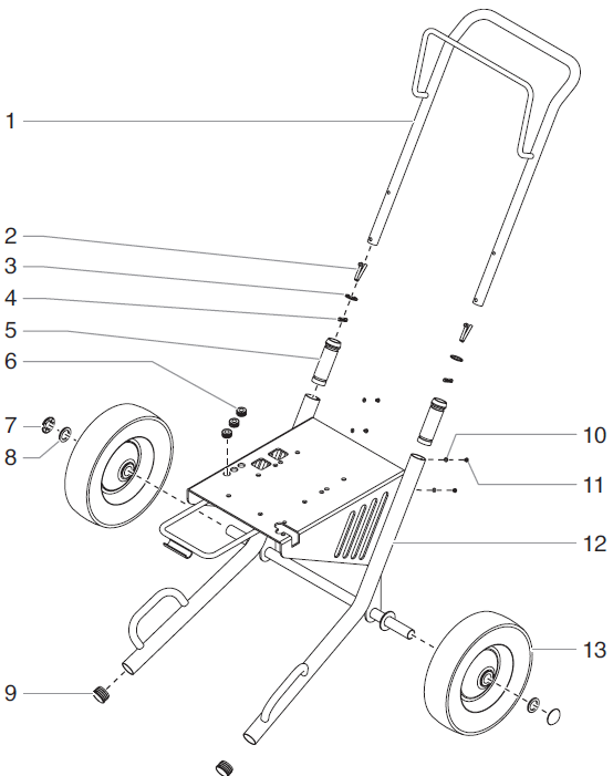 RentSpray 700 Cart Assembly